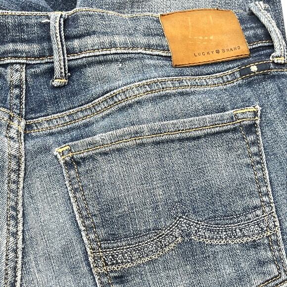 Lucky Brand Bootcut Jeans Women Size 4 Dark Blue Denim Sweet N Low Y2K Preppy - Picture 5 of 8